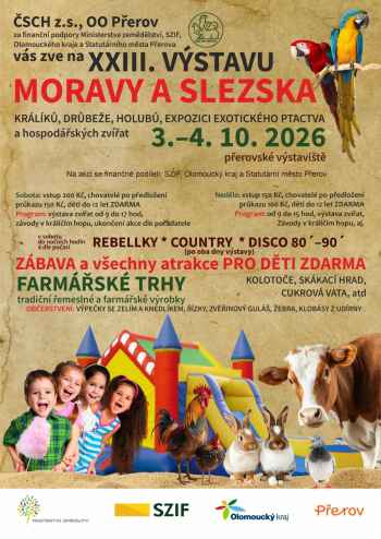 XXIII. výstava Moravy a Slezska hospodářských a drobných zvířat
