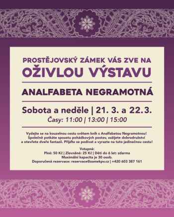 Oživlá výstava Analfabeta Negramotná
