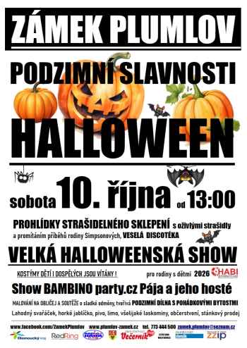 Podzimní slavnosti Halloween