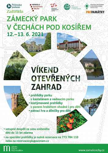 Víkend otevřených zahrad na zámku Čechy pod Kosířem