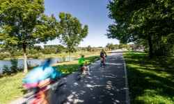 The Bečva cycle path