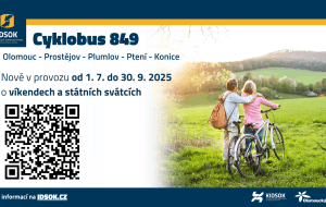 Nový letní cyklobus z Olomouce do Konice!